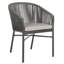 Chaise de patio empilable avec coussin