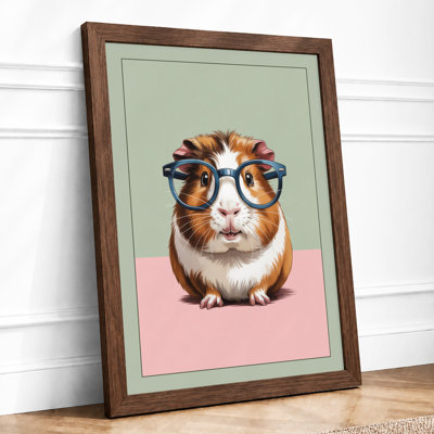 Guinea Pig In Shades Modern - Print