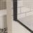 Bath Tub Pivot Shower Screen, With 1/4" Tempered Glass And Towel Bar-109553937