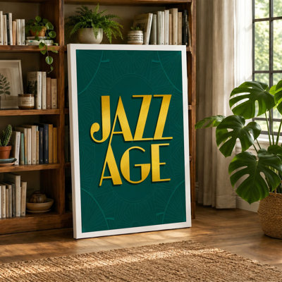 Jazz Age Art Deco - Wrapped Canvas