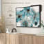 Impression sur toile bleu sarcelle-102358636