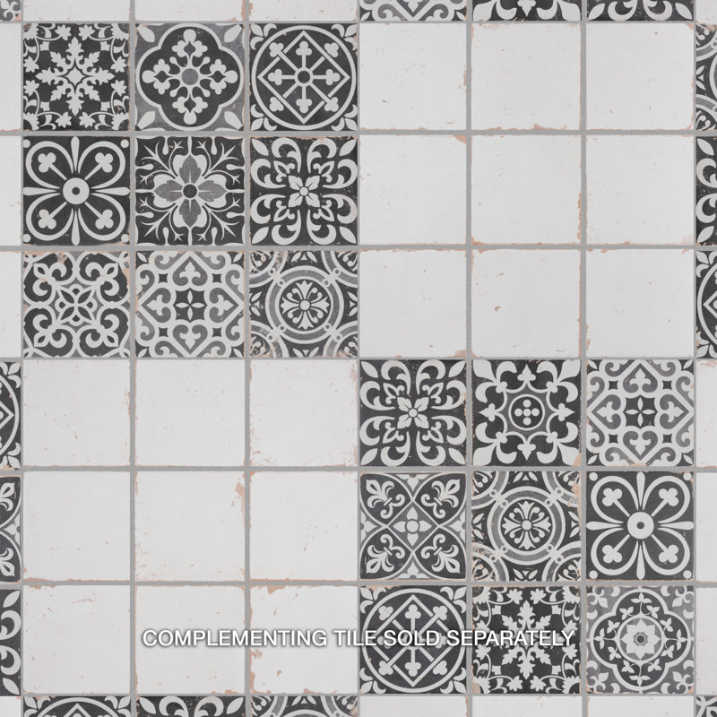 Faenza Manises 13" x 13" Ceramic Stone Look Wall & Floor Tile