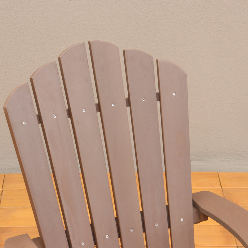 Sodus Outdoor Adirondack Chair, Brown