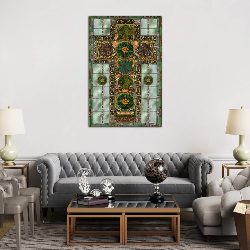 Celtic Cross by Mindy Sommers - Wrapped Canvas Print, 66.04 cm H x 45.72 cm W x 1.91 cm D, No Frame