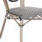 Cloquet All-Weather Commercial Stacking Paris Chairs with Metal Frames-1209723287