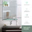 Selders Flat Wall Mirror with Shelves-944445241
