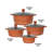 Laria 8 - Piece Non-Stick Aluminium Cookware Set - Induction Ready-93721122
