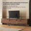 Meuble télé et console multimédia de style moderne Mid-Century 94,48 po