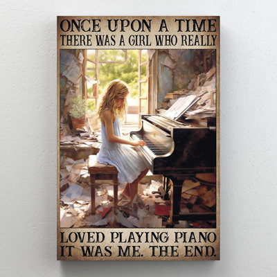 " A Girl Who Really Loved Playing Piano "