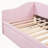 Twin Size Upholstered L-Shaped Upholstered Daybed With Pop Up Trundle-1535231926