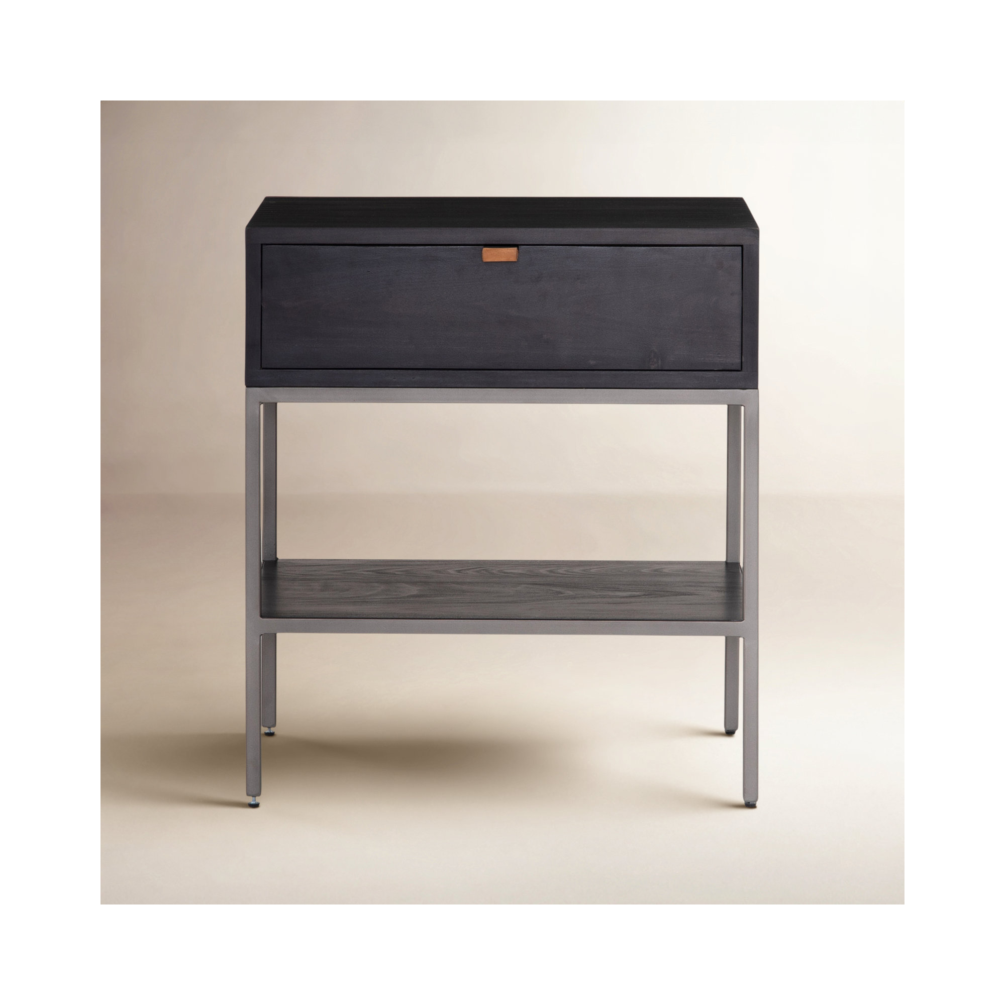 Loki 1 - Drawer Nightstand, Black Wash