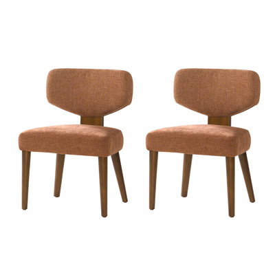Mid Century Modern Upholstered Dining Chairs