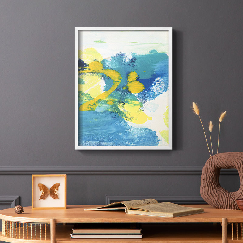 «Early Dream I», reproduction encadrée - bois massif, Blanc, H 28 po x l 22 po