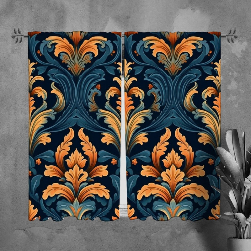 Room Darkening Curtain Pair, 20" W x 82" L