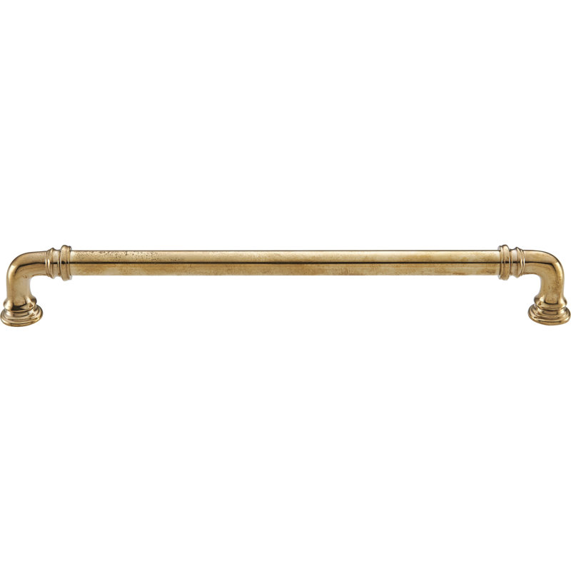 Ronan 9" Center to Center Pull, Unlacquered Brass