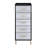 Myles Contemporary Rectangular 4-Drawer Jewelry Armoire with Metal Legs-70306516