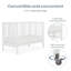 Lit de bébé portatif convertible 2-en-1-1549704028