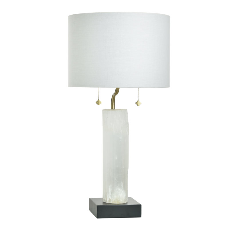 Lampe de table Tamara Day for Stylecraft Jasper - Blanc, Gris clair