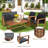Cosey Acacia 4 - Person Patio Conversation Set