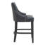 Esma Upholstered Counter Stool with Solid Wood Frame-470316458-470316459