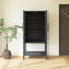 Armoire sophistiquée en placage de chêne avec plusieurs fonctions de rangement