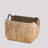 SOL HOME Ludmilla Rectangular Multi Purpose Water Hyacinth Baskets with Handles - 16" x 12" x 13"