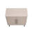 31" Fluted Accent Cabinet | Whitewashed Oak Storage & Display | Gift Idea-379860495