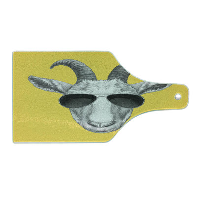 Glass Sunglasses Cutting Board