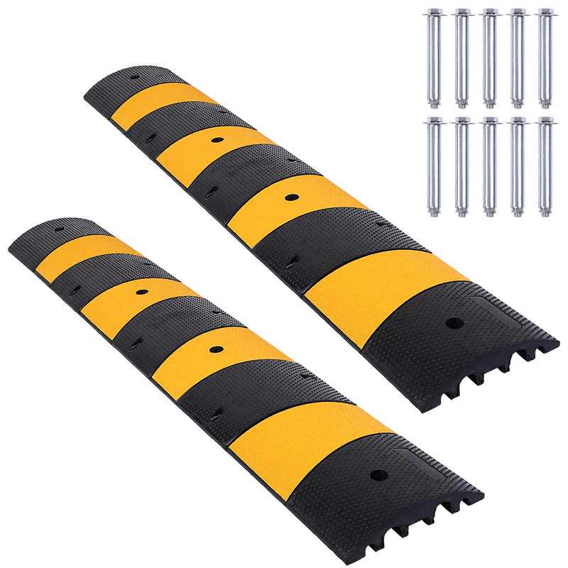 FDFK Rubber 72.4'' L Modular Ramp