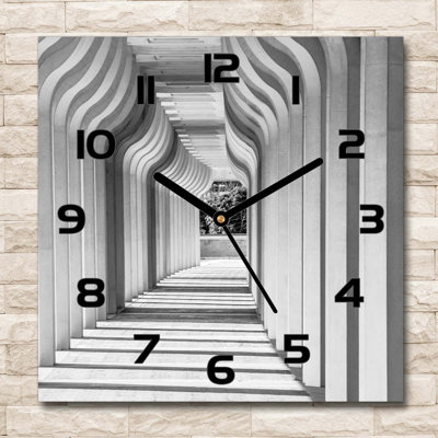 Heida Glass Wall Clock