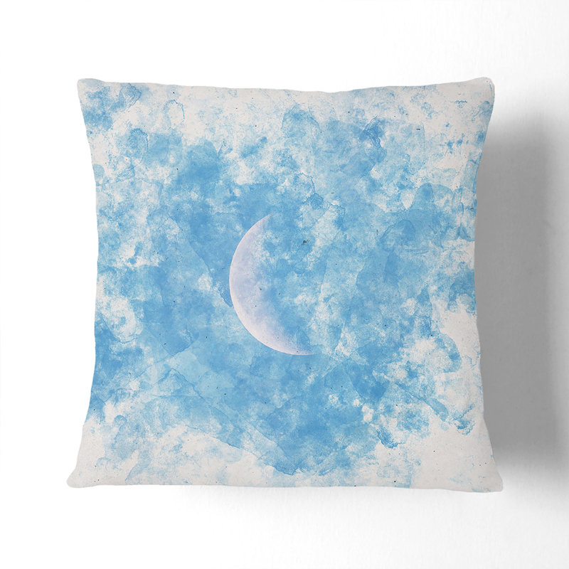 Abstract Square Cushion, White, 55cm H x 55cm W x 20cm D