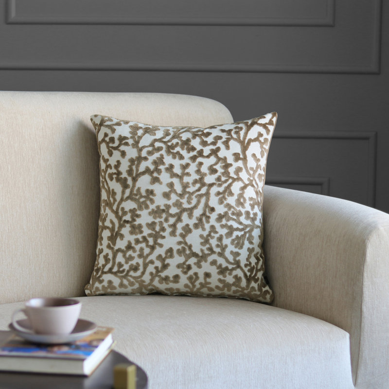 Housse de coussin Galaxia Sea Shore, Brun clair