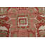 Tapis rouge en laine noué à la main de conception unique 7 pi 0 po x 9 pi 9 po New Age