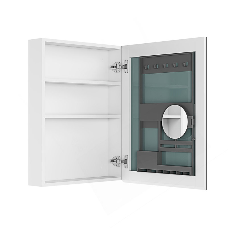 Armoire à pharmacie sans cadre Surface Mirror, L 20 po x H 26 po