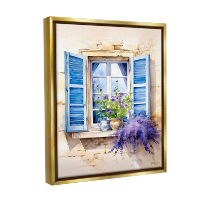 "Cottage Windowsill Bouquet" par RB sur toile