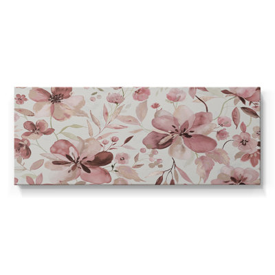 Shimmering Blush Garden- Gallery Wrapped Canvas -Ready to Hang