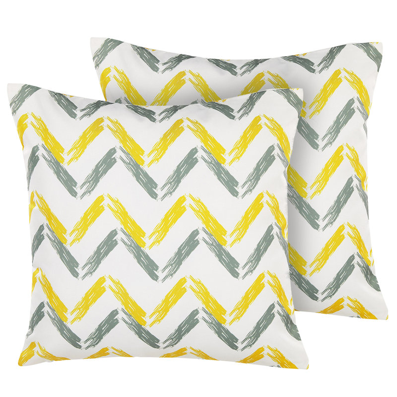 Worthland Indoor / Outdoor Chevron Square Cushion
