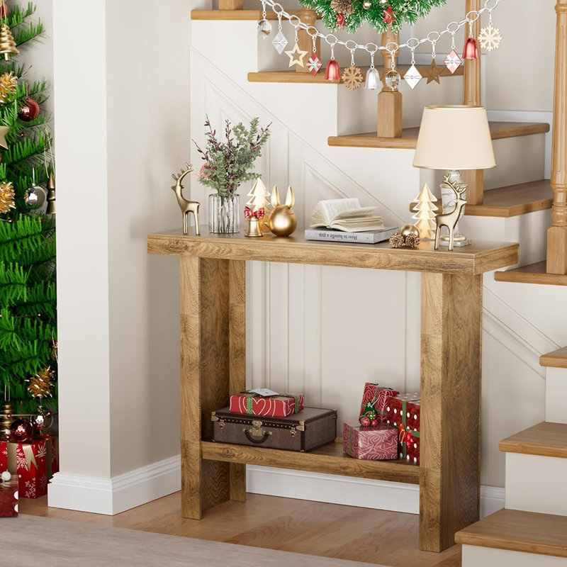 Console de table d'entrée en bois Farmhouse