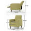 Canapé inclinable en tissu Mid-Century-1567147420