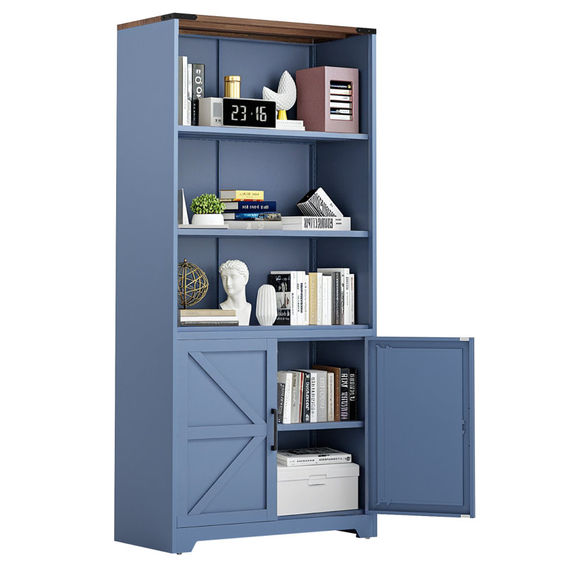 Armoire de rangement à 3 tablettes Barn, Bleu