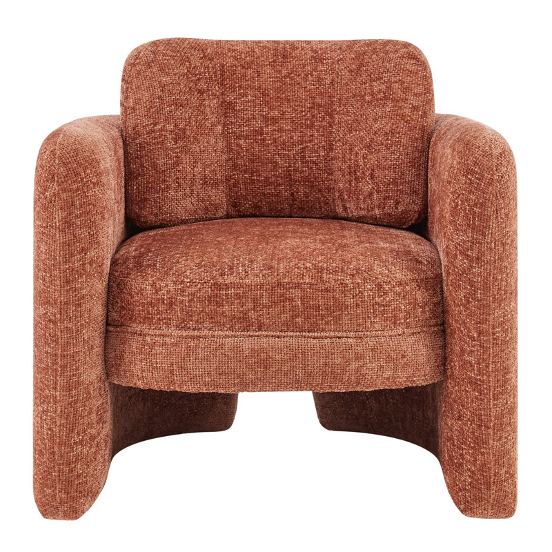 Cristie Upholstered Armchair, Grenada Terracotta Fabric
