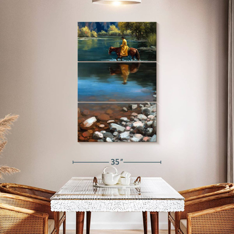 Lelar Shallow Crossing, 65" H x 42" W