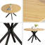 47 Inch Round Dining Table For 4-6 People, Mid Century Modern Kitchen Table With Sturdy Base, Wood Dining Table For Kitchen Dining Room-716608021