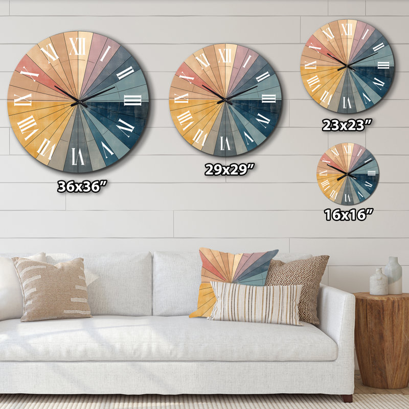 Horloge murale Mid-Century New Balance, Grand