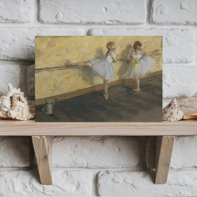 «Dancers pratiques au bar», impression d'art mural classique contemporain