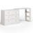 Extendable Makeup Vanity Desk With 6 Drawers-120142151