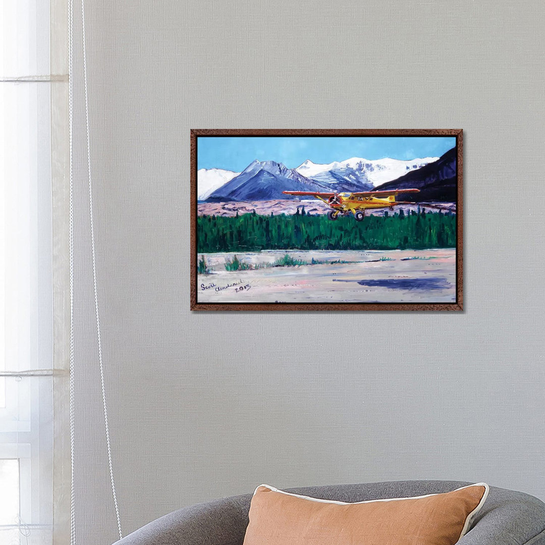 Wrangell Mountain Landing von Scott Clendaniel - Gallery-Wrapped Canvas Giclée