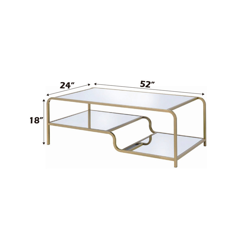 Table basse Astrid Mirro & Finish