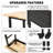 Work Benches for Garage,Garage Workbench with Wheels,Adjustable Height Workbench,Work Table 2000Lbs Load Capacity Heavy Duty MDF Wood Desktop Work Table for Garage Warehouse Utility Room-1179980198