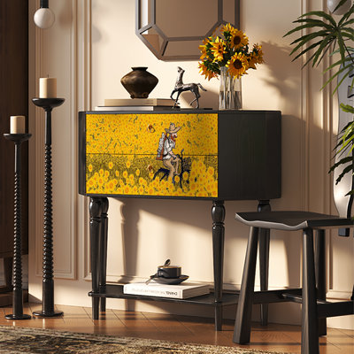 Buffet de rangement 33,5 po à deux tiroirs
